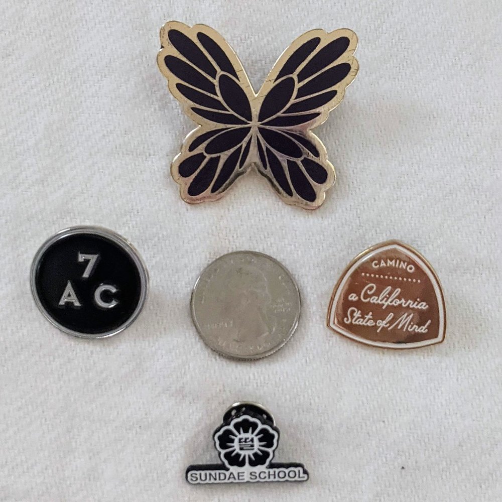 Lot of California Cannabis Brand Enamel Pins